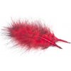 Výroba nástrahy Hends Peří Grizzly Marabou Red Black Barred