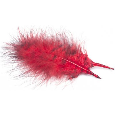 Hends Peří Grizzly Marabou Red Black Barred – Hledejceny.cz