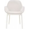 Jídelní židle Kartell Clap Melange bílá / béžová