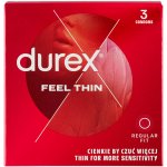 Durex Feel Thin Regular Fit 3 ks – Zboží Mobilmania