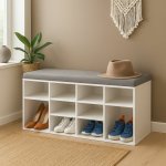 Vasagle GABI šedá/bílá LHS010W01 – Sleviste.cz