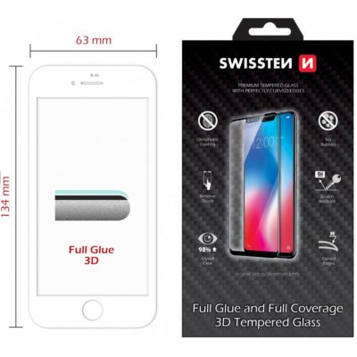 SWISSTEN Ultra Durable 3D FULL GLUE Glass pro Apple iPhone 7 8 (64701701) – Hledejceny.cz