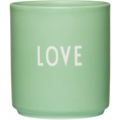 DESIGN LETTERS Porcelánový hrnek Green Love zelená porcelán 300 ml