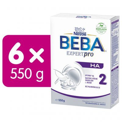 BEBA EXPERTpro HA 2 6 x 550 g – Zboží Mobilmania