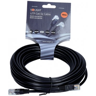 Solight SSC11X0E UTP CAT.5E, RJ45 konektor - RJ45 konektor, 10m – Zboží Mobilmania