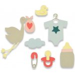 Sizzix Thinlits narození dítěte 13 ks Vyřezávací šablona – Hledejceny.cz
