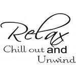 041891 DR Dekorativní nálepky na stěnu - Relax and chill out, 60x40 cm – Hledejceny.cz
