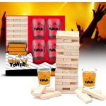 Jenga věž Tipsy tower Věž s panáky Anglická verze – Zboží Mobilmania