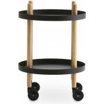 Normann Copenhagen Servírovací stolek Block Table Round black – Zboží Dáma