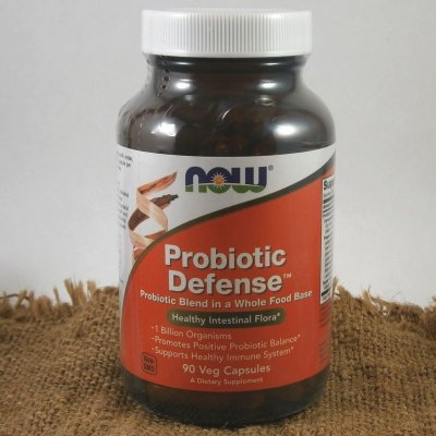 Now Foods ProBiotic Defense probiotika s půdními bakteriemi 90 kapslí