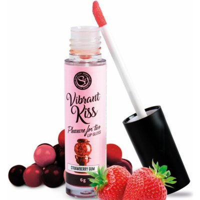 Secret Play Vibrant Kiss Lip Gloss Strawberry Gum 6 g – Zboží Dáma