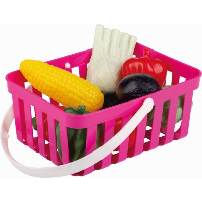 Androni Nákupní košík se zeleninou 10 kusů, růžový – Zboží Mobilmania