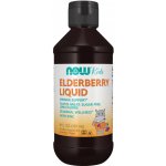 Now Foods Foods Elderberry Liquid Bez černý pro děti 237 ml – Hledejceny.cz