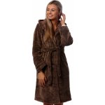 Dámský župan huňatý 1Z1126 hnědá – Zboží Dáma