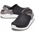 Crocs Literide Clog K 205964066 black white – Zboží Dáma