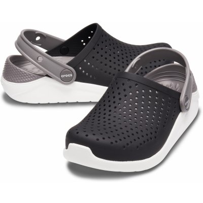 Crocs Literide Clog K 205964066 black white – Zboží Mobilmania