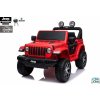 Daimex elektrické autíčko Jeep Wrangler Rubicon 4x4 dvoumístné červená