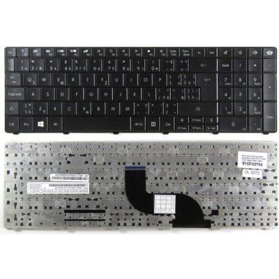 česká klávesnice Packard Bell EasyNote TK85 TK86 TX87 černá CZ/SK - design 2