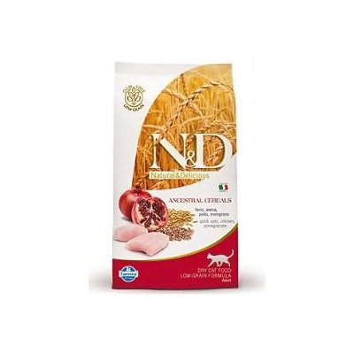 N&D Low Grain CAT Adult Chicken & Pomegranate 4 x 1,5 kg – Zboží Mobilmania