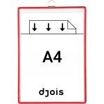 . OFFICE LINE spol. s r.o. Ochranné kapsy s očkem A4 na výšku, otevřené s hora, červené – Zboží Dáma