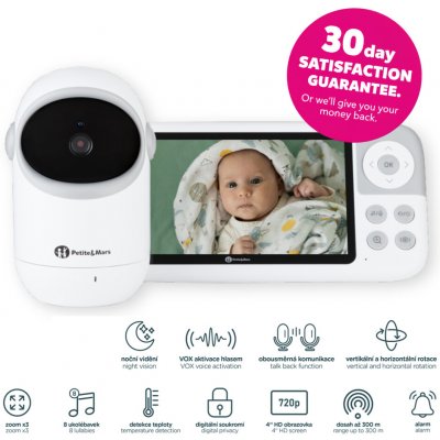 Petite&Mars Chůvička dětská digitální EVE 5.0 – Zboží Mobilmania