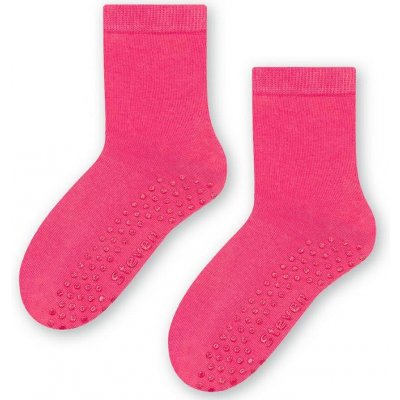 Dětské protiskluzové ponožky malinová