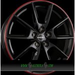 Borbet LX 8x18 5x112 ET40 black rim red – Zboží Mobilmania
