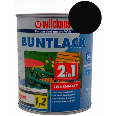 Wilckens Buntlack 2v1 0,75 l černá – Zbozi.Blesk.cz