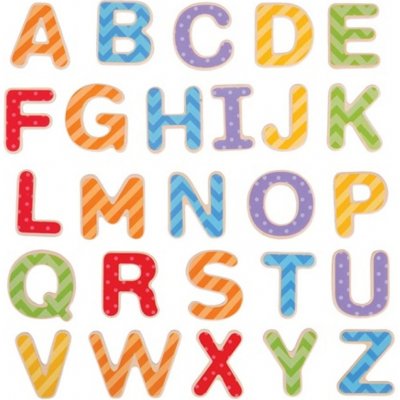 Bigjigs Toys magnetická abeceda malá – Zboží Mobilmania
