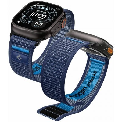 Spigen Athlex Air 2 Active Band na Apple Watch 49mm/46mm/45mm/44mm modrý AMP10608 – Zboží Mobilmania