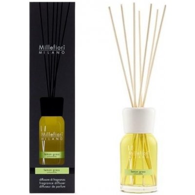 Millefiori Milano Natural vonná stébla Lemon Grass Citrónová tráva 100 ml – Zboží Mobilmania