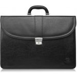 Paolo Peruzzi Pánská kožená aktovka do ruky a přes rameno elegantní černá – Hledejceny.cz