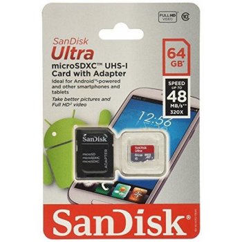 Sandisk microSDXC 64 GB Class 10 8596311008399