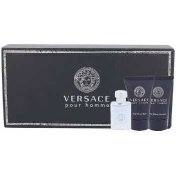 Versace Pour Homme EDT 5 ml + sprchový gel 25 ml + balzám po holení 25 ml dárková sada