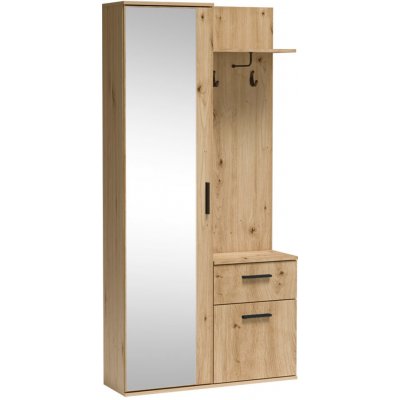 Lux 97 cm uni se zrcadlem provedení artisan – Zboží Mobilmania