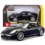 Carrera Bburago Plus Porsche 911 S černá 1:24 – Hledejceny.cz