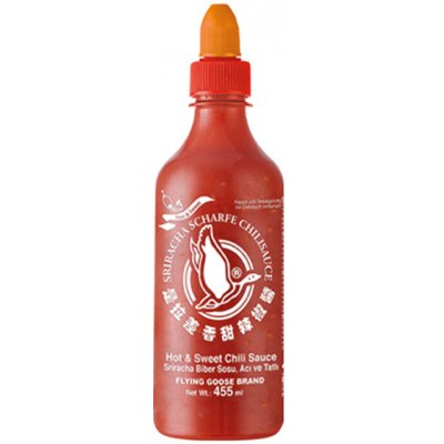 Flying Goose Sriracha chilli omáčka sladká Mild & Sweet 455 ml