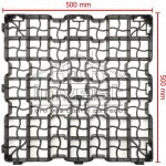 Geosystém GE50 max 500 x 500 x 50 mm černá 1 ks – Hledejceny.cz