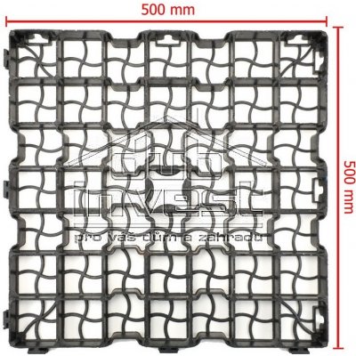 Geosystém GE50 max 500 x 500 x 50 mm černá 1 ks – Zbozi.Blesk.cz