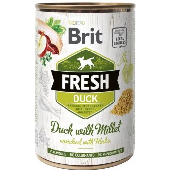 Brit Fresh Duck with Millet 6 x 400 g