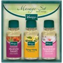 Kneipp masážní olej Mandlové květy 20 ml + masážní olej Divoká růže 20 ml + masážní olej Ylang-ylang 20 ml dárková sada