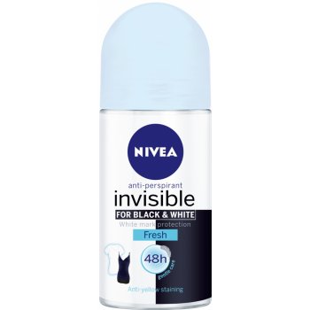 Nivea Invisible for Black & White Fresh roll-on 50 ml