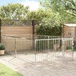 vidaXL Venkovní psí kotec 200 x 400 x 100 cm – Sleviste.cz