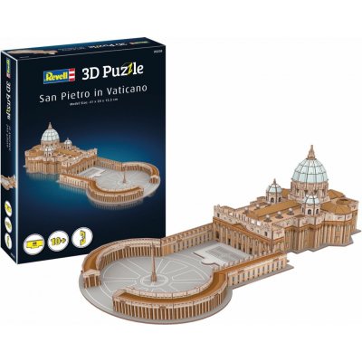 Revell 3D puzzle St. Peter's Basilica (Vaticano) 68 ks – Zboží Mobilmania