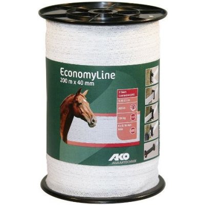 Polyetylenová páska pro elektrické ohradníky EconomyLine 40 mm – Zboží Dáma