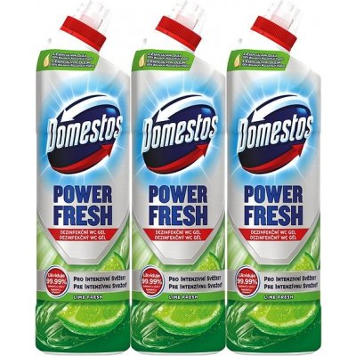DOMESTOS Total Hygiene Lime Fresh 3 x 700 ml – Zbozi.Blesk.cz