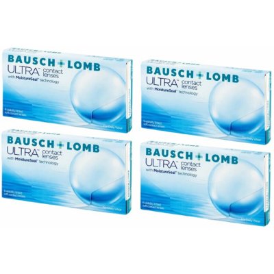 Bausch & Lomb Ultra 6 čoček výhodné balení 4 krabiček – Zboží Mobilmania