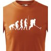 Dětské tričko dětské tričko Evoluce hokej, Oranžová