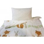 Margitex povlečení Liška bílé 100 x 135 45 x 60 cm – Zboží Dáma