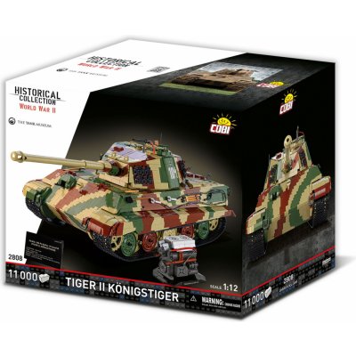 COBI 2808 World War II Německý těžký tank Pz.Kpfw TIGER II Ausf. B KÖNIGSTIGER 1:12 – Zboží Dáma